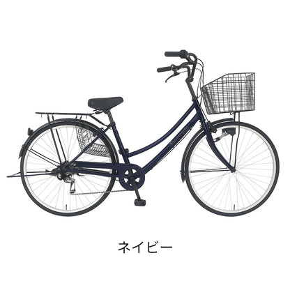9月25日以降発送 Harmonia 自転車 ママチャリ 26インチ 6段変速ギア オートライト